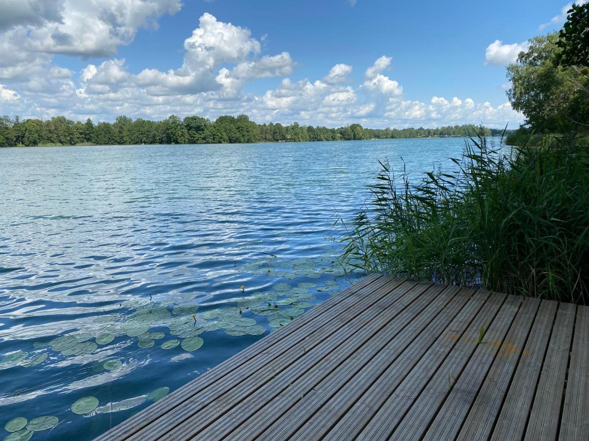 Miedzy Wodami - Domki Na Mazurach Mikołajki Exterior photo